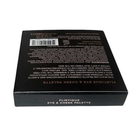 WHATS UP BEAUTY Flirtique Eye & Cheek Palette Deluxe Sample Travel Compact $28 - Picture 5 of 8